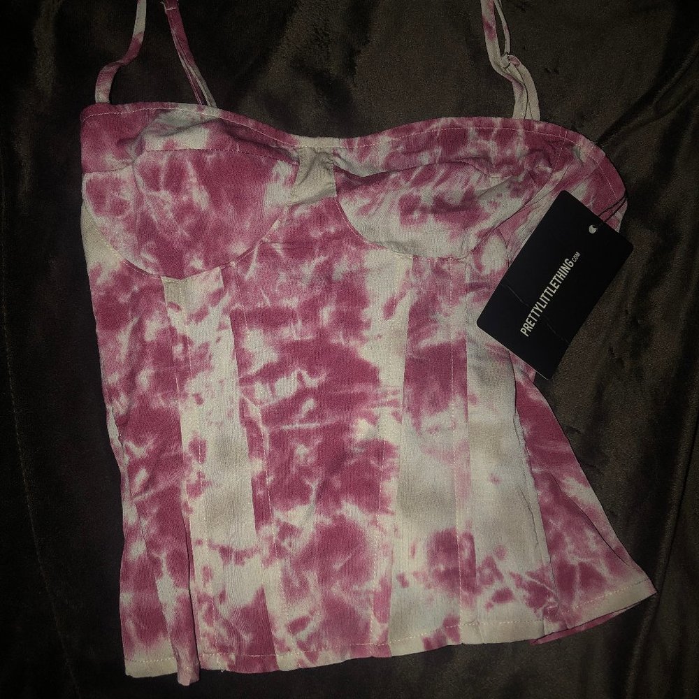 PrettyLittleThing Corset tank top
